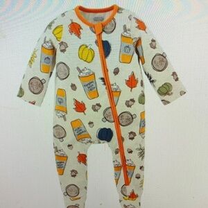Cozy Autumn-Themed Kids One Piece